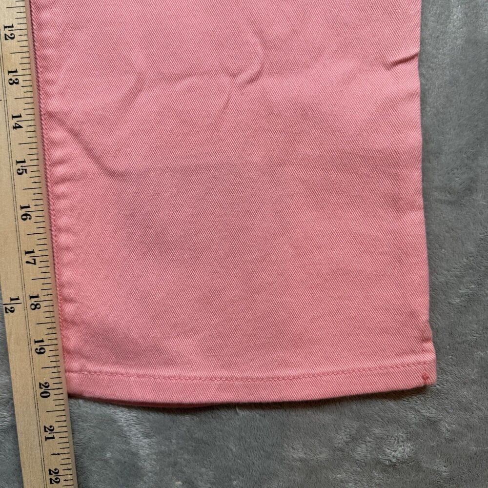 Lauren Jeans Co Jeans Women’s 12 Coral Crop Denim Straight Leg Summer Casual - Picture 7 of 10